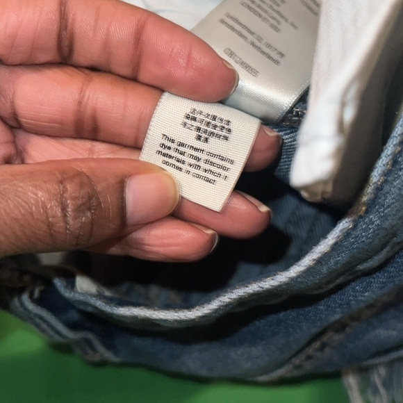 We The Free, Free People Denim Frayed Hem Women's Shorts size 28 - Picture 12 of 12